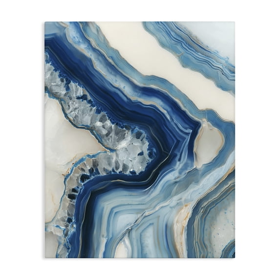 Stupell Industries Contemporary Sea Colored Stones Geode Canvas Art, 30 x 40, by Svetlana Aleynikova