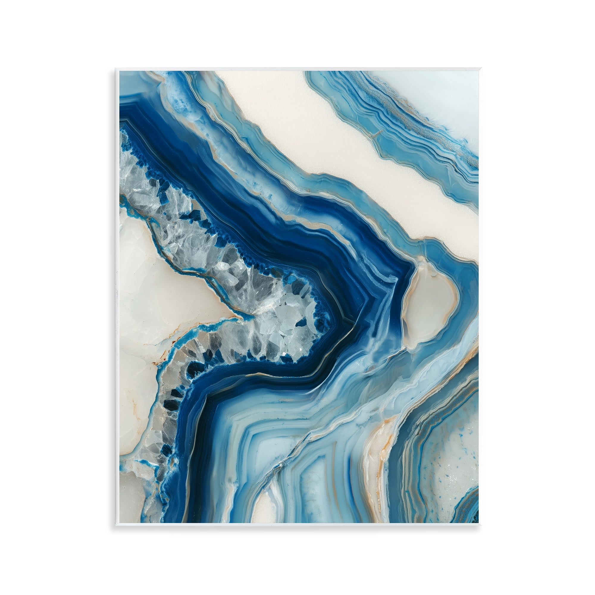 Stupell Industries Sea Colored Stones Geode Wall Plaque Art, design by Svetlana Aleynikova