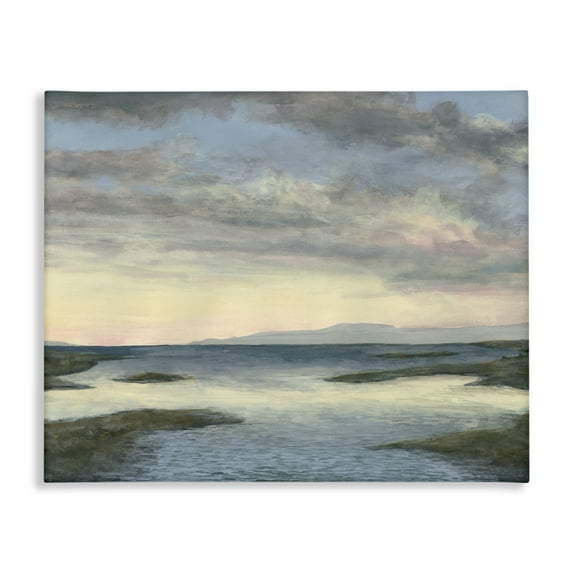Stupell Industries Sea Expanse at Sunrise Canvas Wall Art design by Michael Willett, 30 x 40