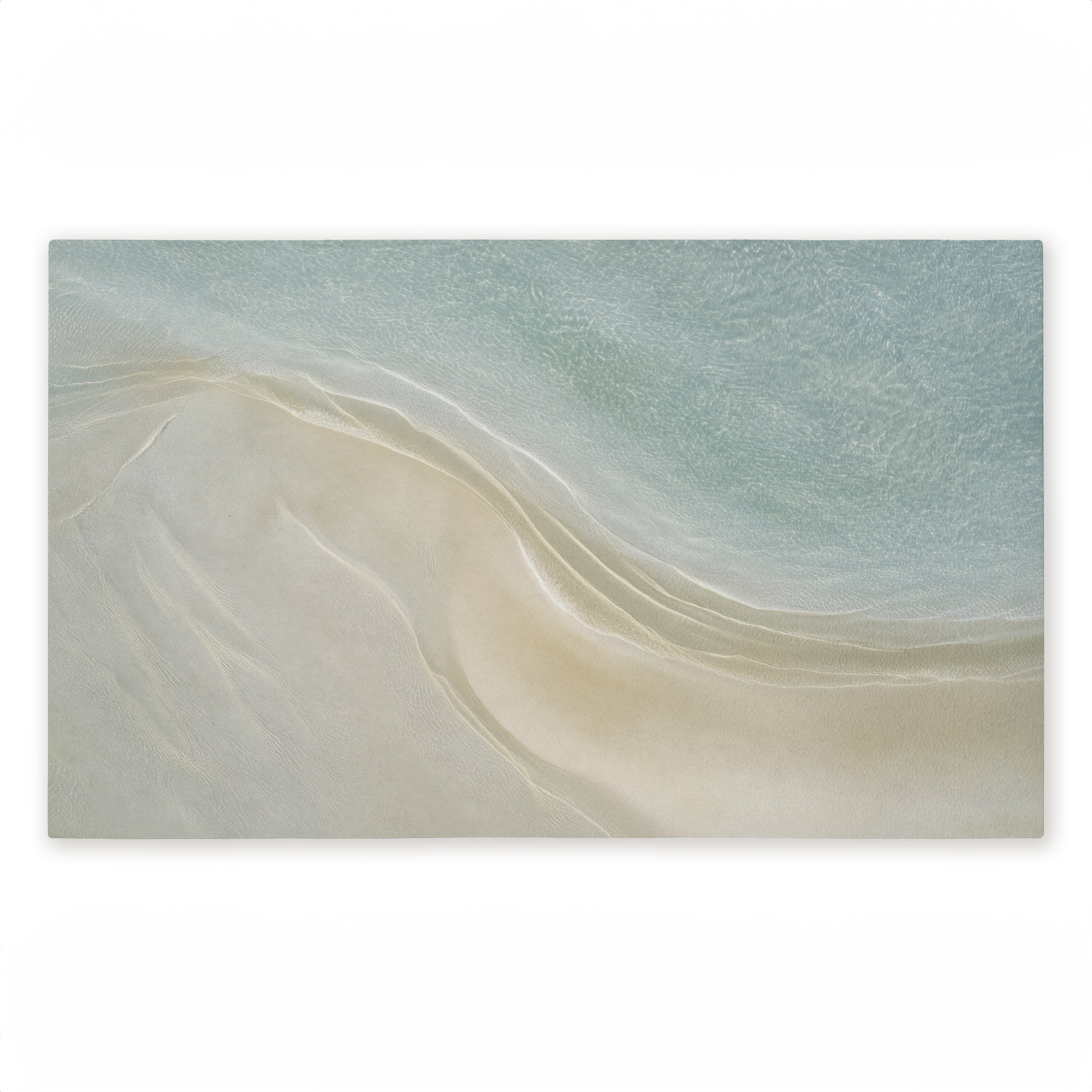 Stupell Industries Sea From Above Aqua Swirl Printed Outdoor Door Floor Mat, design by A Barefoot Stylist