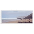 thumbnail image 1 of Stupell Industries Sea Mists View Landscape Photography White Framed Art Print Wall Art, 24 x 10, 1 of 10