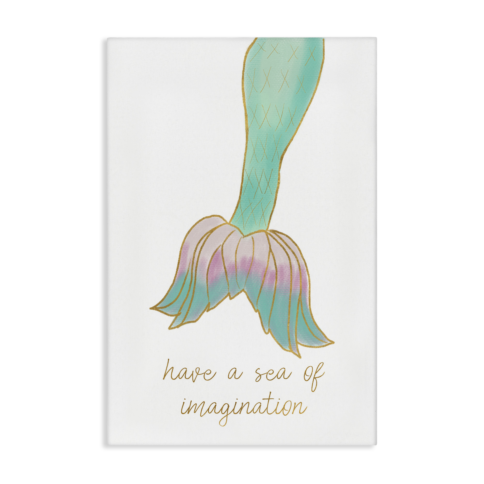 Stupell Industries Sea Of Imagination Fairy Tales & Fantasy Painting Gallery Wrapped Canvas Art Print Wall Art, 20 x 30
