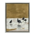 thumbnail image 1 of Stupell Industries Sea Seagull Silhouettes Animals & Insects Painting Gray Floater Framed Canvas Art Print Wall Art, 17 x 21, 1 of 10