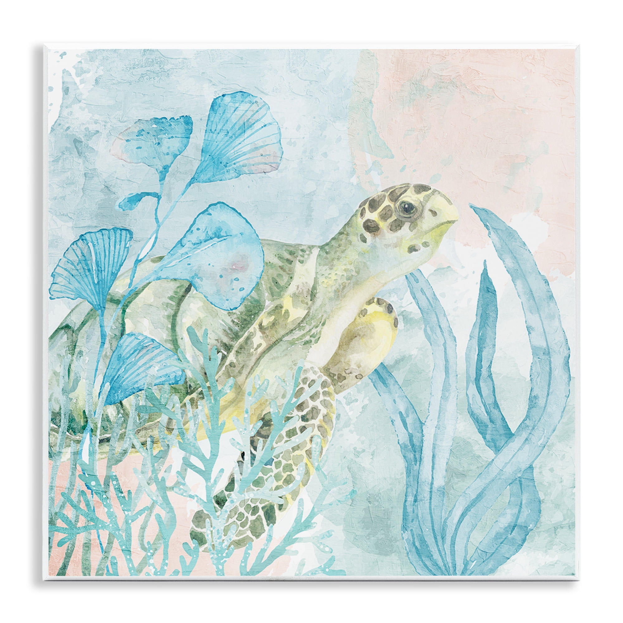 Stupell Industries Sea Swim Turtle Wall Plaque Art, design by Kim Allen