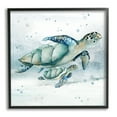 thumbnail image 1 of Stupell Industries Sea Turtle & Baby Animals & Insects Painting Black Framed Art Print Wall Art, 24 x 24, 1 of 9