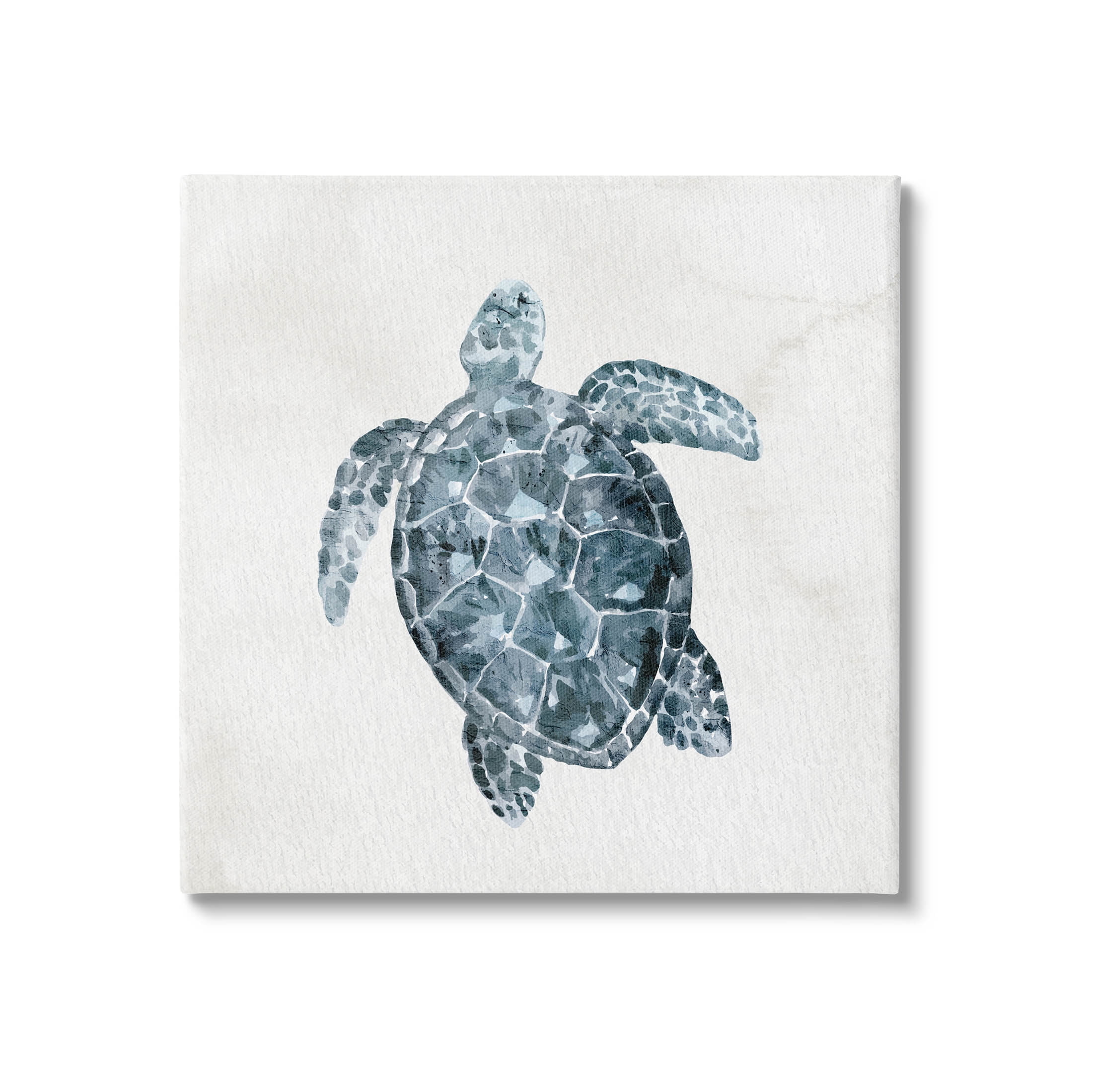 Stupell Industries Sea Turtle Beach Portrait Graphic Art Gallery Wrapped Canvas Print Wall Art, Design by Kim Allen