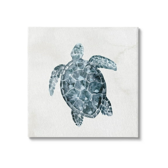 Stupell Industries Sea Turtle Beach Portrait Graphic Art Gallery Wrapped Canvas Print Wall Art, Design by Kim Allen