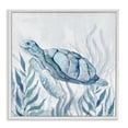 thumbnail image 1 of Stupell Industries Contemporary Sea Turtle with Subtle Smile White Framed Giclee Art, 24 x 24, by Janet Tava, 1 of 8