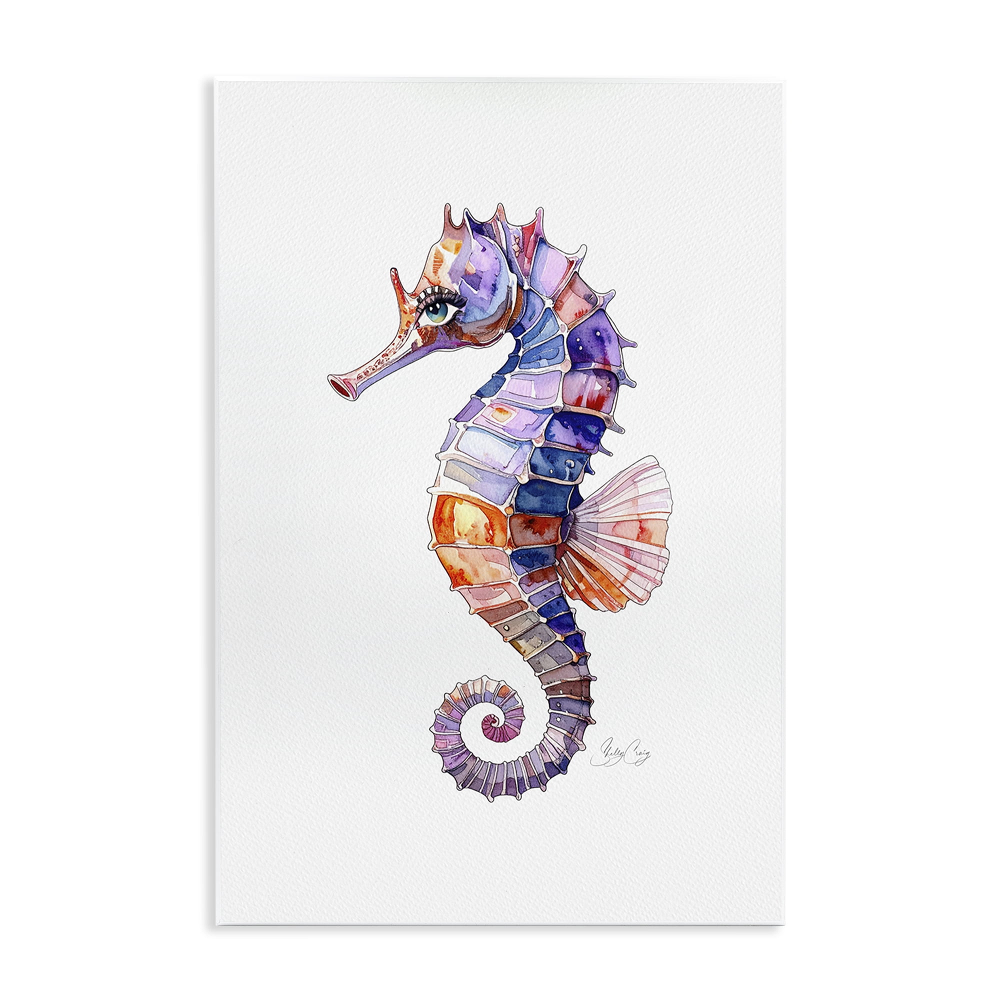 Stupell Industries Sea Whisper Seahorse Wall Plaque Art, design by Shelly Craig
