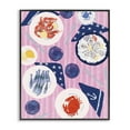 thumbnail image 1 of Stupell Industries Seafood Plates Table Food & Beverage Painting Black Framed Art Print Wall Art, 24 x 30, 1 of 2