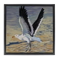 thumbnail image 1 of Stupell Industries Coastal Seagull Taking Flight Black Floating Frame Canvas Art, 18 x 18, by Violeta Vollmer, 1 of 7