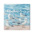 thumbnail image 1 of Stupell Industries Seagulls on Beach Shore Animals & Insects Painting Gallery Wrapped Canvas Print Wall Art, 24 x 24, 1 of 7