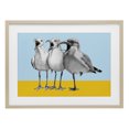 thumbnail image 1 of Stupell Industries Seagulls with Blocked Hues Birch Framed Print Under Glass design by Violeta Vollmer, 17 x 23, 1 of 10