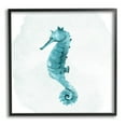 thumbnail image 1 of Stupell Industries Seahorse Nautical Wildlife Animal Graphic Art Black Framed Art Print Wall Art, Design by Kim Allen, 1 of 7