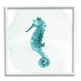 thumbnail image 1 of Stupell Industries Seahorse Nautical Wildlife Animal Graphic Art White Framed Art Print Wall Art, Design by Kim Allen, 1 of 7