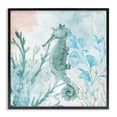 thumbnail image 1 of Stupell Industries Bohemian Seahorse Sea Swim Black Framed Giclee Art, 12 x 12, by Kim Allen, 1 of 8