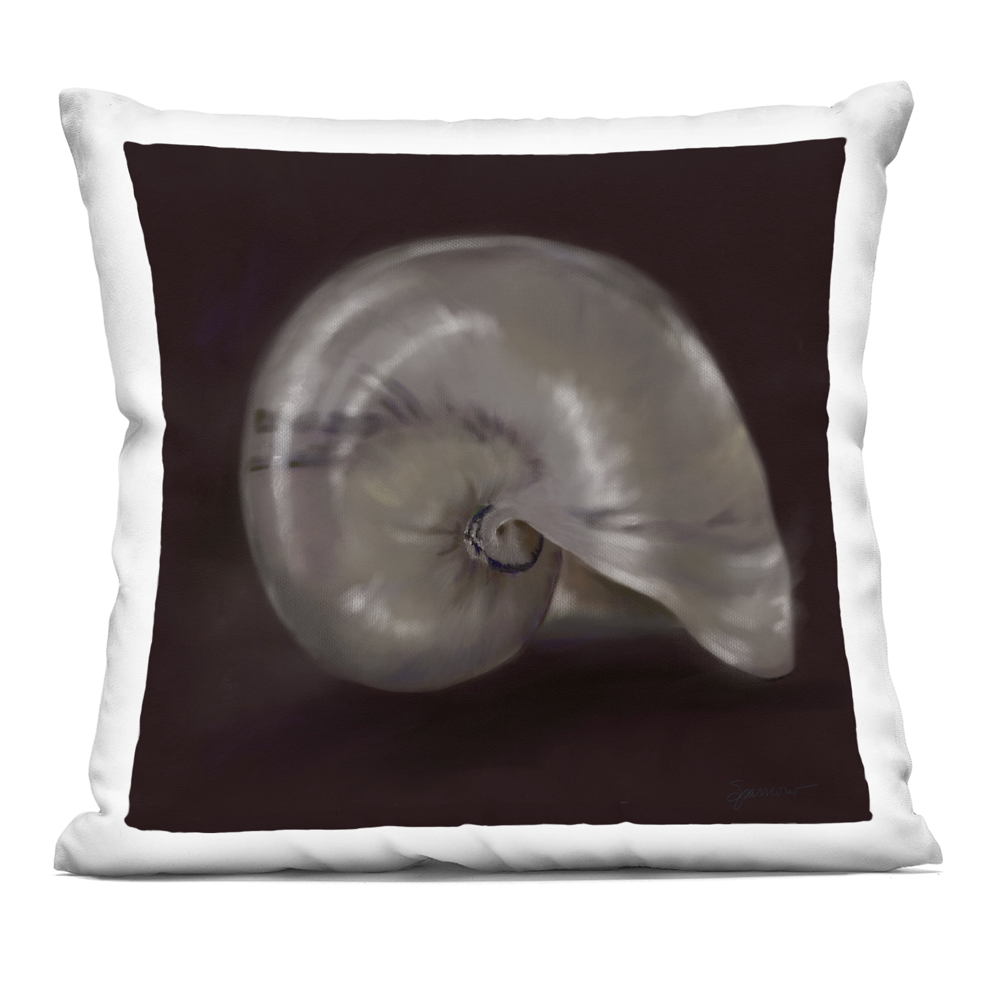 Stupell Industries Seashell Treasure of Sea Decorative Printed Throw Pillow, design by Mary Sparrow