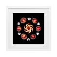 thumbnail image 1 of Stupell Industries Modern Seashells & Tulips Symmetry White Framed Print Under Glass, 13 x 13, by Beth Adoette, 1 of 8