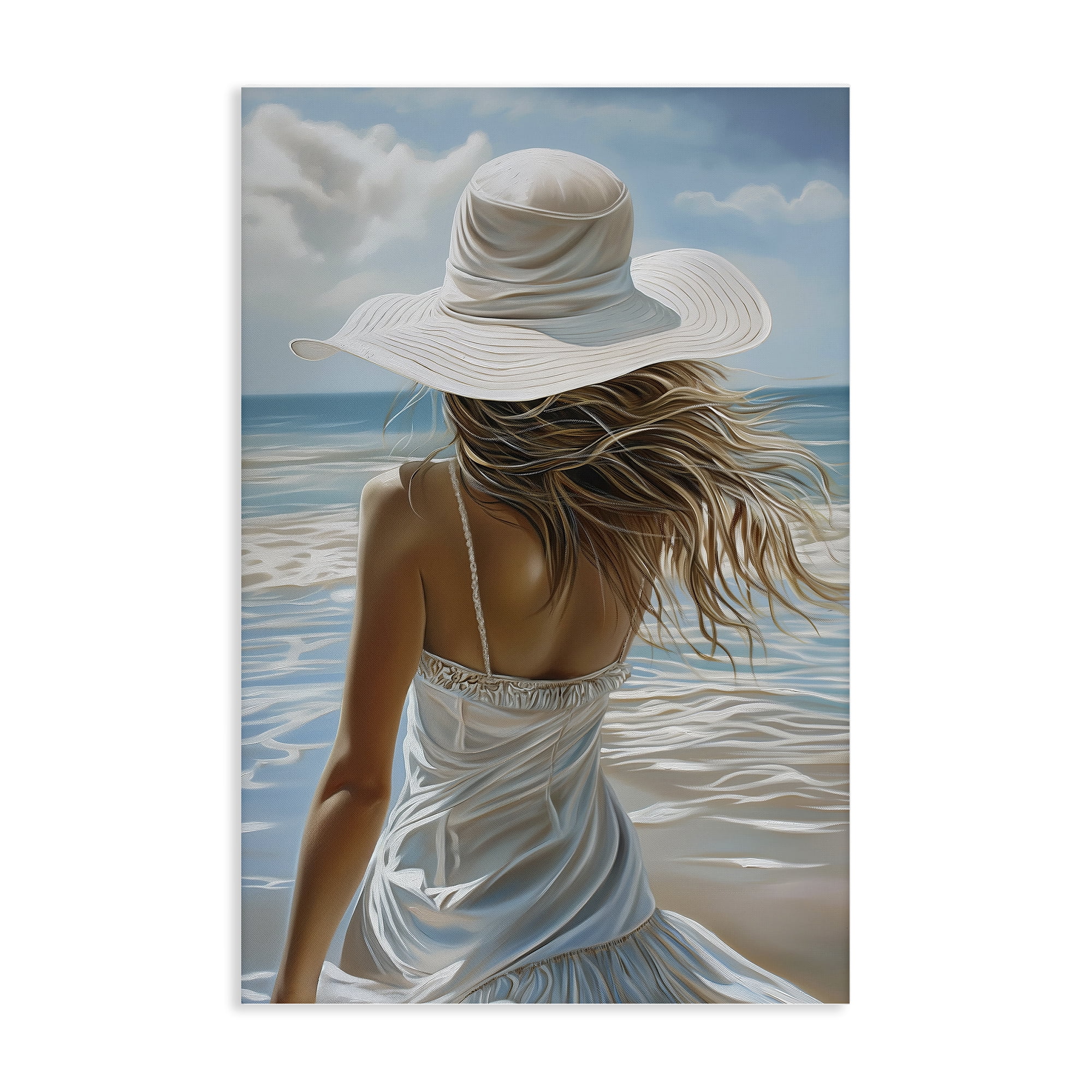 Stupell Industries Seaside Breeze & Flowing Dress Canvas Wall Art, design by Imagine It Images