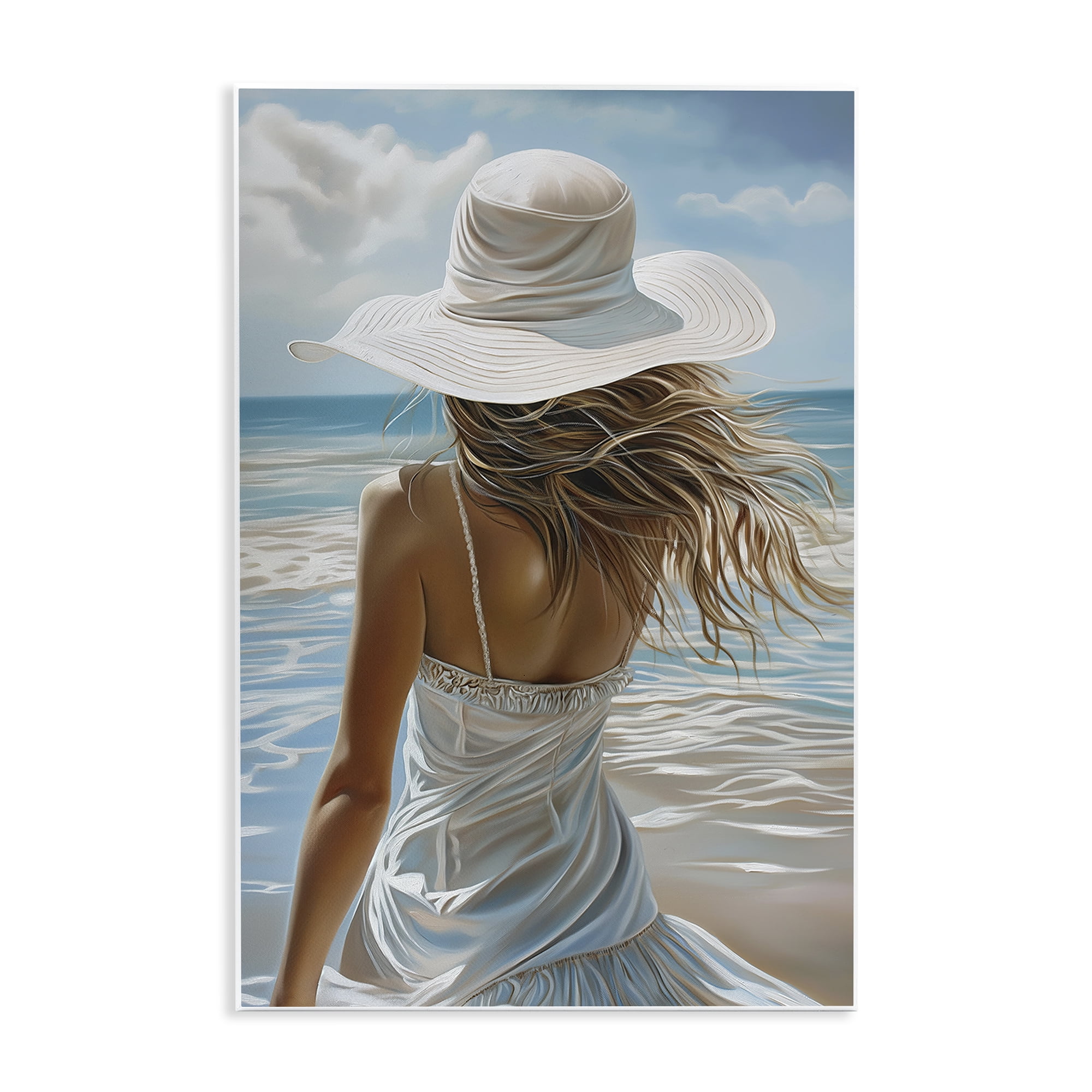 Stupell Industries Seaside Breeze & Flowing Dress Wall Plaque Art, design by Imagine It Images