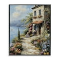 thumbnail image 1 of Stupell Industries Seaside Cottage Architecture Cityscapes Painting Black Framed Art Print Wall Art, 11 x 14, 1 of 8