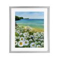thumbnail image 1 of Stupell Industries Seaside Daisy Meadow Gray Framed Print Under Glass design by Georgie Harrison, 21 x 17, 1 of 10