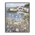 thumbnail image 1 of Stupell Industries Rustic Lodge Seaside Sailboats in Village Bay Black Framed Giclee Art, 11 x 14, by Riley B, 1 of 7
