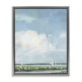 thumbnail image 1 of Stupell Industries Coastal Seaside Sailing Along Meadow Gray Floating Frame Canvas Art, 25 x 31, by Sally Swatland, 1 of 8