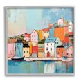 thumbnail image 1 of Stupell Industries Seaside Town Landscape Transportation Painting Gray Framed Art Print Wall Art, 12 x 12, 1 of 9