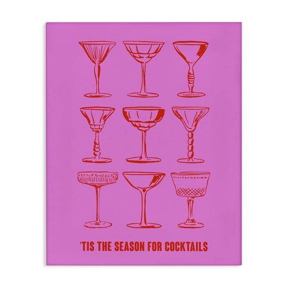 Stupell Industries Contemporary Season For Cocktails Canvas Art, 36 x 48, by House of Lulu