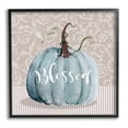 thumbnail image 1 of Stupell Industries Seasonal Blessed Pumpkin Patterned Graphic Art Black Framed Art Print Wall Art, Design by Livi Finn, 1 of 7