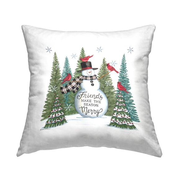 Stupell Industries Seasonal Friendship Phrase Decorative Printed Throw Pillow Design by Deb Strain