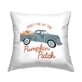 thumbnail image 1 of Stupell Industries Seasonal Pumpkin Patch Autumn Truckload Design by The Saturday Evening Post Throw Pillow, 1 of 6