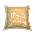 thumbnail image 1 of Stupell Industries Seasonal Thanksgiving Autumn Gratitude Calligraphy Design by Lettered and Lined Throw Pillow, 1 of 6