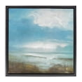thumbnail image 1 of Stupell Industries Seawall Faded Abstraction Black Framed Floater Canvas Wall Art design by Caroline Gold, 18 x 18, 1 of 9