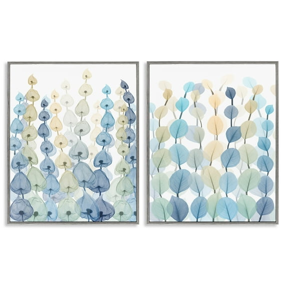 Stupell Industries Seaweeds And Ocean Plants Blue Green Pattern Designs Framed Wall Art by Albert Koetsier