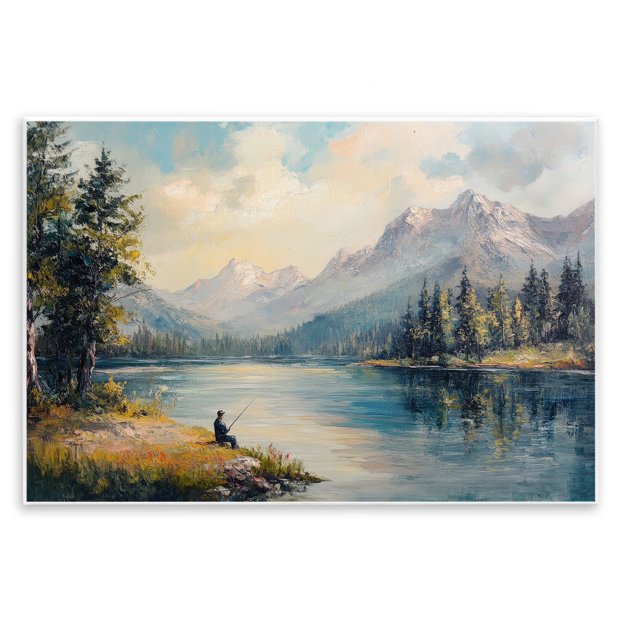 Stupell Industries Secret Fishing Spot Wall Plaque Art, design by Petal Prints Design