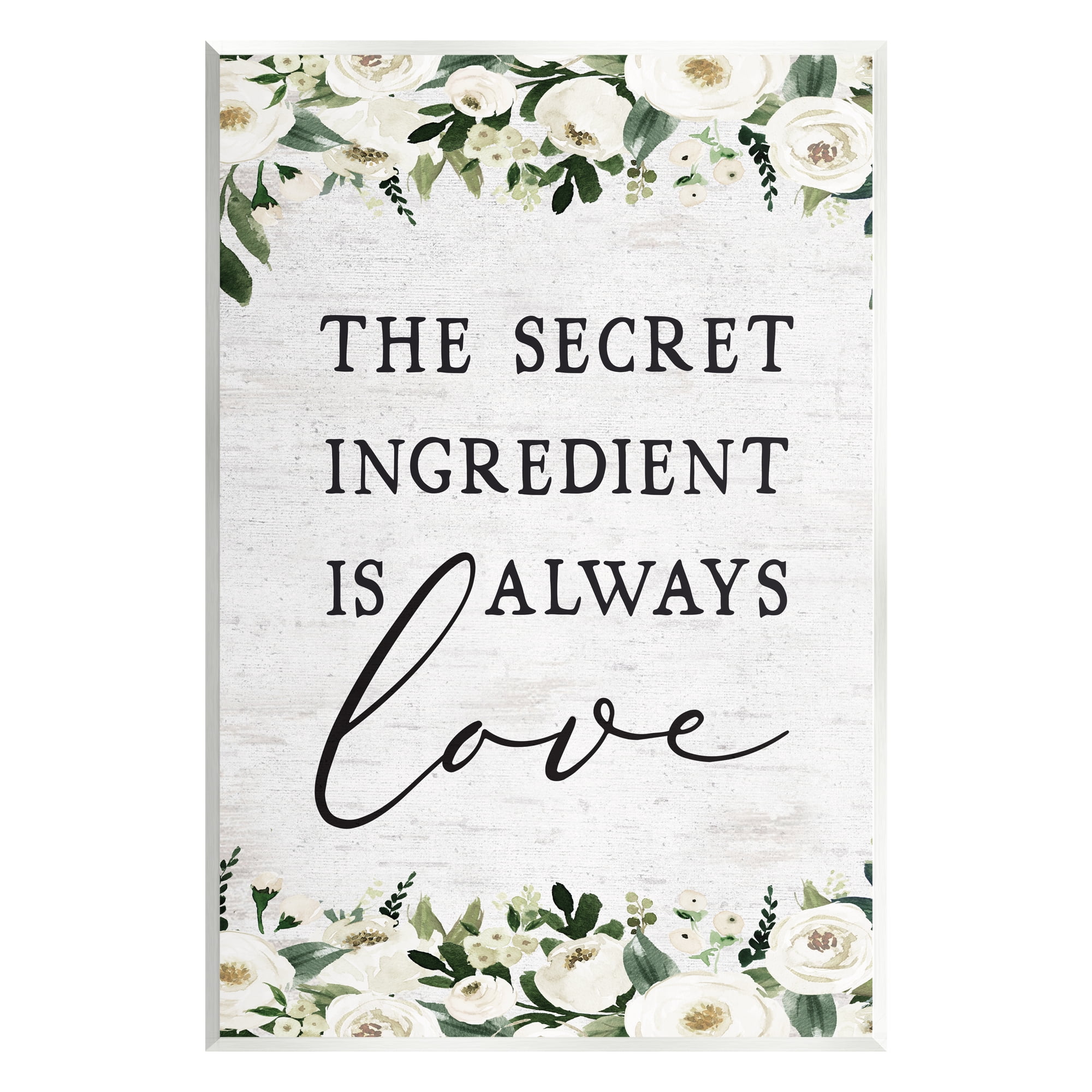 Stupell Industries Secret Ingredient Love Botanical & Floral Painting Unframed Art Print Wall Art, 10 x 15