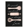 thumbnail image 1 of Stupell Industries Secret Ingredient Love Romantic Baking Utensil Quote Graphic Art Unframed Art Print Wall Art, Design by Lux + Me Designs, 1 of 6