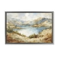 thumbnail image 1 of Stupell Industries Traditional Secret Mountain Lake Panorama Gray Floating Frame Canvas Art, 25 x 17, by Petals Prints Design, 1 of 8