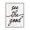 thumbnail image 1 of Stupell Industries See The Good Rustic Inspirational Painting Gray Framed Art Print Wall Art, 11 x 14, 1 of 8
