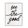 thumbnail image 1 of Stupell Industries See The Good Rustic Inspirational Painting White Framed Art Print Wall Art, 24 x 30, 1 of 8