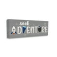 thumbnail image 1 of Stupell Industries Seek Adventure Phrase Outer Space Imagination Novelty Painting Gallery Wrapped Canvas Art Print Wall Art, 10 x 24, 1 of 6