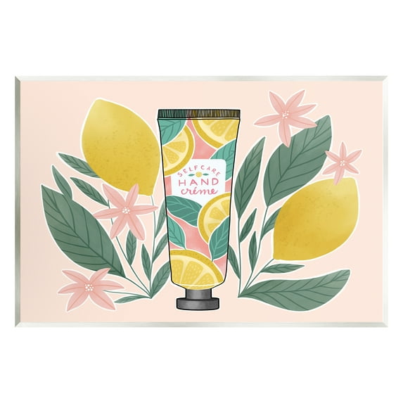Stupell Industries Self Care Hand Creme Citrus Herbs Botanical & Floral Painting Unframed Art Print Wall Art