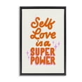thumbnail image 1 of Stupell Industries Contemporary Self Love Is Superpower Black Floating Frame Canvas Art, 17 x 25, by Indira Prieto | IndySign, 1 of 8