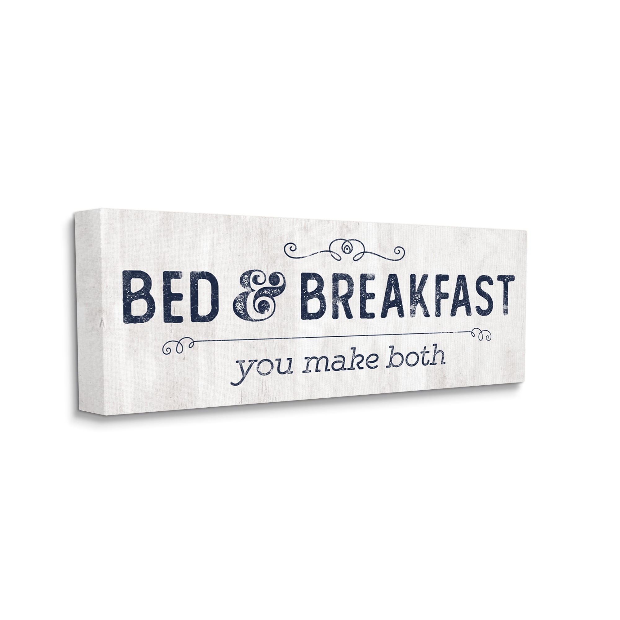 Stupell Industries Self-Serve Bed and Breakfast Rustic Home Sign Canvas Wall Art by Kyra Brown