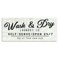 thumbnail image 1 of Stupell Industries Self Service Laundry Typography Painting Gallery Wrapped Canvas Art Print Wall Art, 24 x 10, 1 of 8