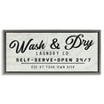 thumbnail image 1 of Stupell Industries Self Service Laundry Typography Painting Gray Floater Framed Art Print Wall Art, 31 x 14, 1 of 10