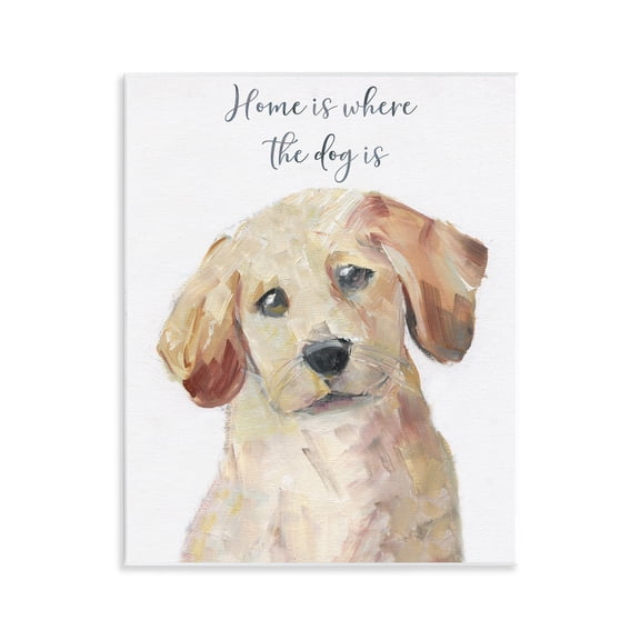 Stupell Industries Sentimental Dog Phrase Wall Plaque Art design by Sally Swatland, 14 x 11