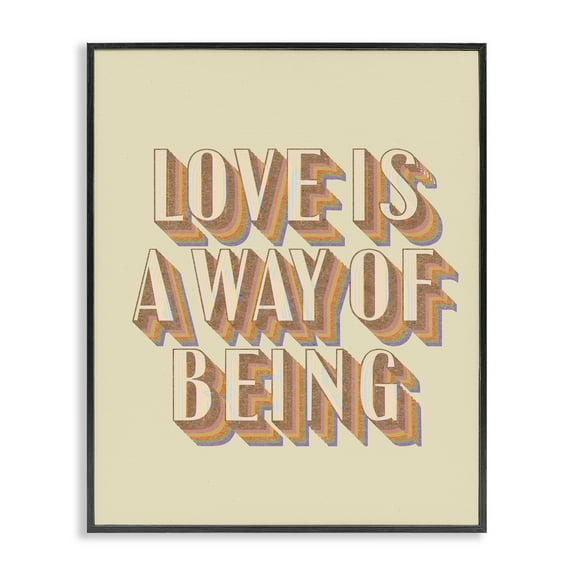 Stupell Industries Sentimental Love Phrase Text & Numbers Painting Black Framed Art Print Wall Art, 11 x 14